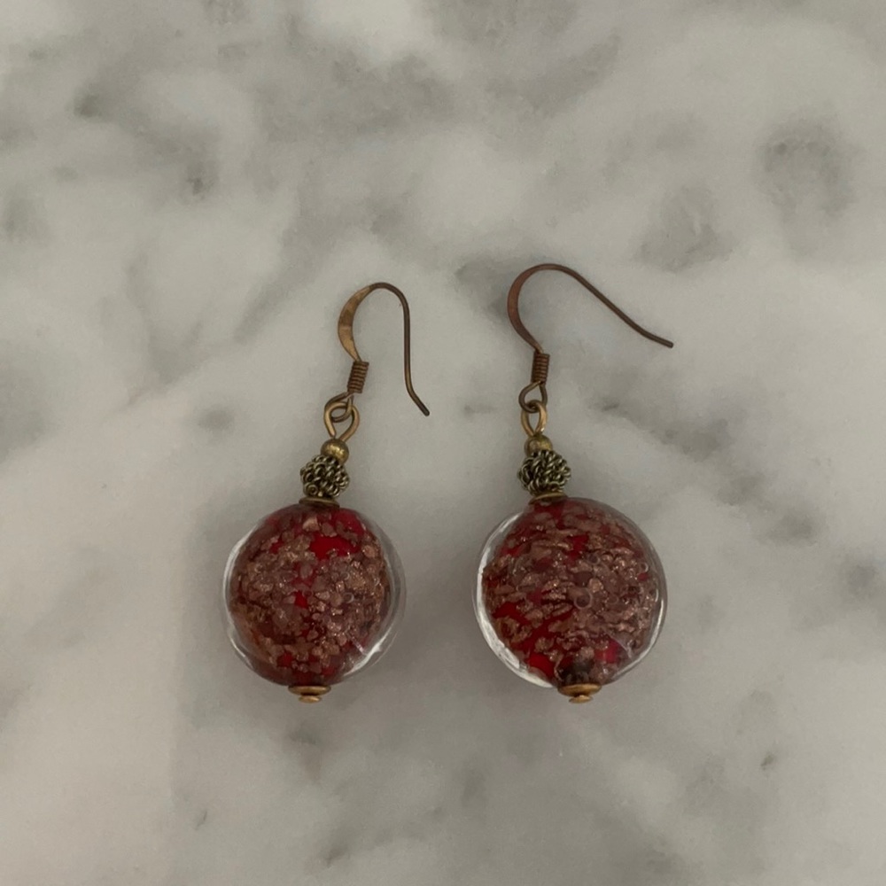 Murano Glass Earrings Bought In Venice